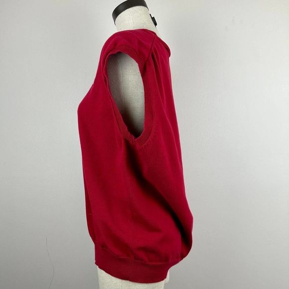 Vtg Vesi Sportswear OSU Red Sweater Vest Size XL Ohio State 90s Vintage Buckeyes - Picture 6 of 7